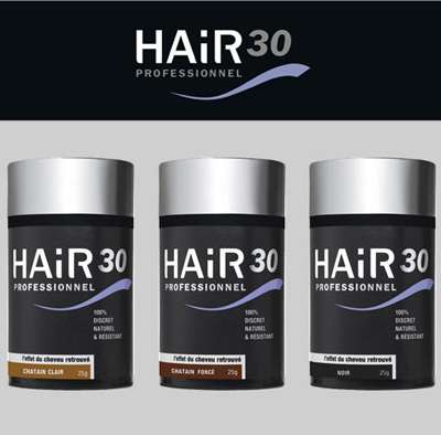 HAIR 30 Professionnel, the solution for hair loss