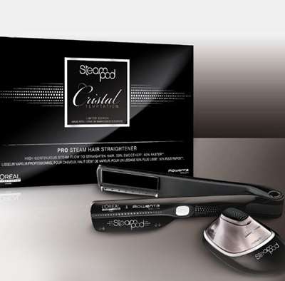 New: The hair straightener Steampod Swarovski Cristal Temptation