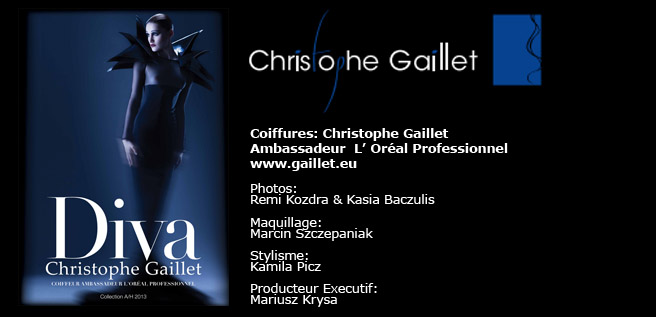 Collection Diva interpreted by Christophe Gaillet