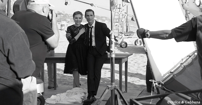 The One backstages with Scarlett Johansson and Matthew McConaughey