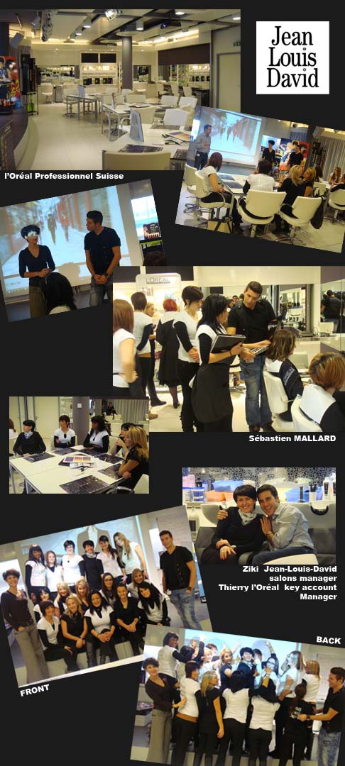 Jean-Louis David salons training , meeting with  Ziki