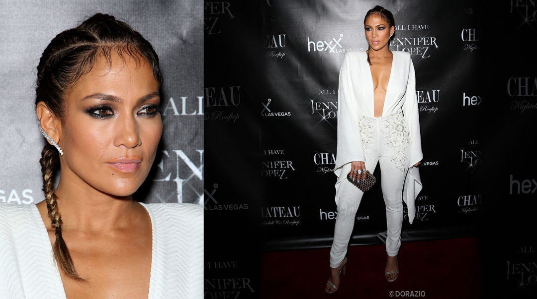Jennifer Lopez : 1 corte recto 3 peinados.