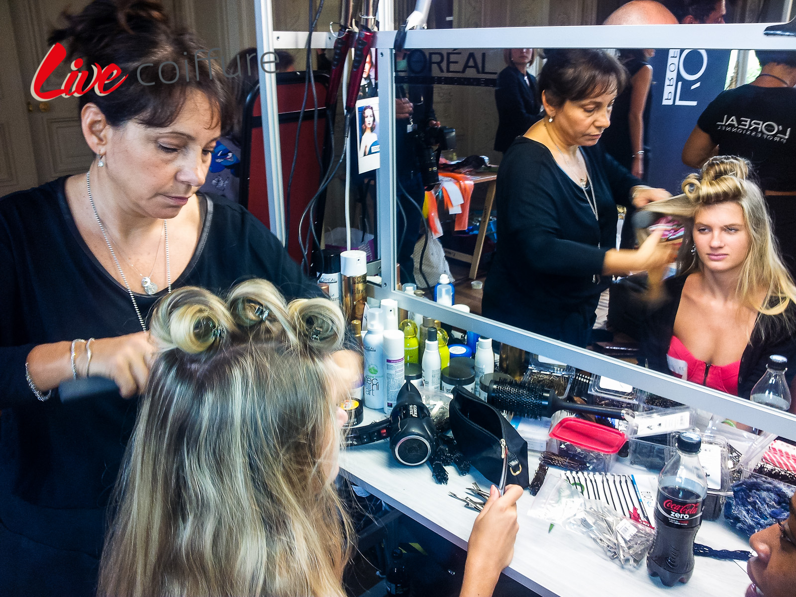 Backstage Plus grand défilé Galeries Lafayette 2012